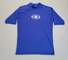 Hamakua Rash Guard Youth Extra Large Blue Ocean Beach Outdoors Fitted Youth Kids