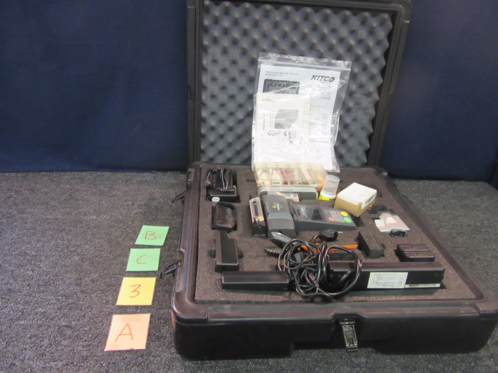 Fiber Optic Cable Splicer Kit S121 Kitco Case Military Surplus Used
