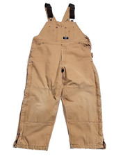 Walls Blizzard Pruf Insulated Double Knee Quilted Duck Canvas Men Large Short