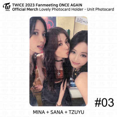 TWICE 2023 Fan Meeting ONCE AGAIN Official MD Lovely Photocard