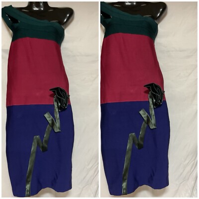 Beautiful Color Block Bandage Dress