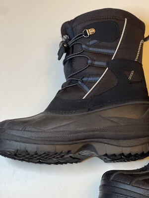 Magellan Outdoors Thinsulate 200-gram Snow Boots Boy's Size 4 Blue Black, Water
