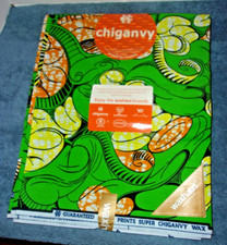 WAXHAUS CHIGANVY AFRICAN WAX PRINT FABRIC 6 YARDS NEW