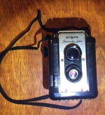 Vintage Argus Seventy-Five Camera Leather Case 75mm Lens USA