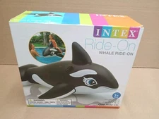 Intex Whale Floatie Kid Ride-On Toy Blow Up Pool Water Raft Float Inflatable Fun
