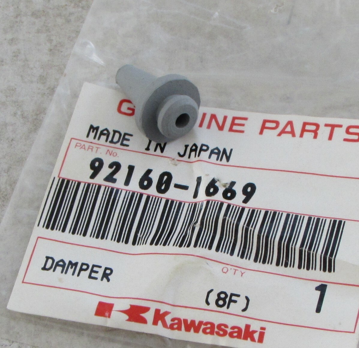 92160-1669 Kawasaki Meter Bracket Damper for ZR750 ZX750 1996-2005
