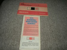 1975 Oldsmobile Olds Starfire Owners Manual With Service Schedule 1975 Oldsmobile Olds Starfire Owners Manual With Service Schedule