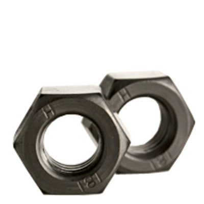 M12-1.25 Metric Hex Nuts, Class 8, Extra Fine, Plain, 25 Pack