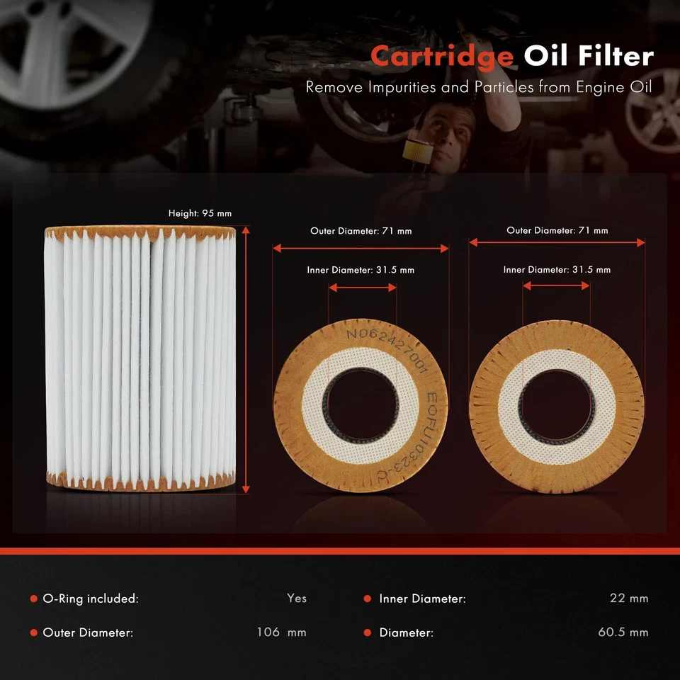 Oil Filter for Benz W164 W251 B906 W639 ML350 R350 Sprinter 3.5-T 4-T 5-T Viano - image 2 of 4