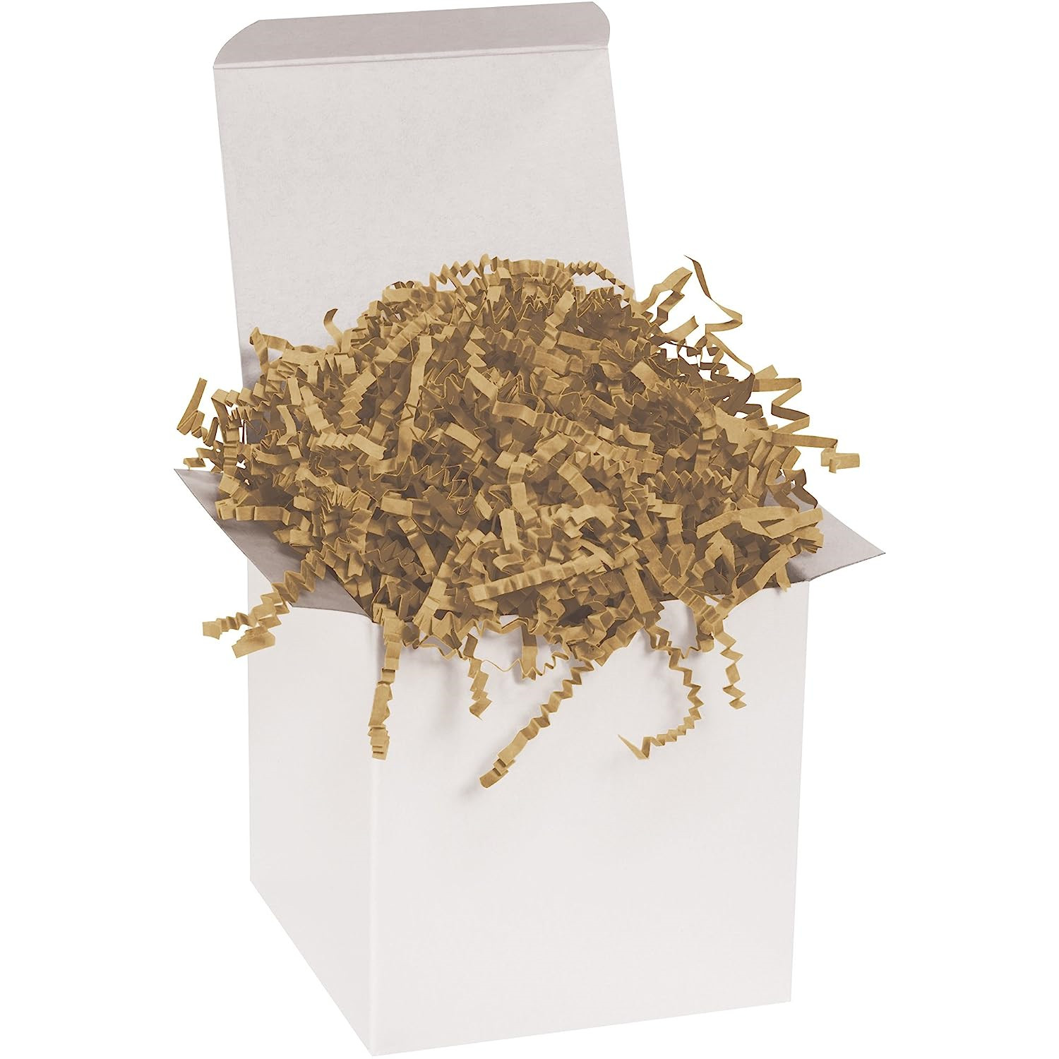 Aviditi Crinkle Cut Paper Shred Filler, Kraft, 1 Case of 10 Lbs. for Gift Craft