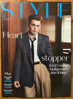 Sunday Times STYLE Magazine Kit Connor Diane Keaton Gemma Harry Styles Sept 2024