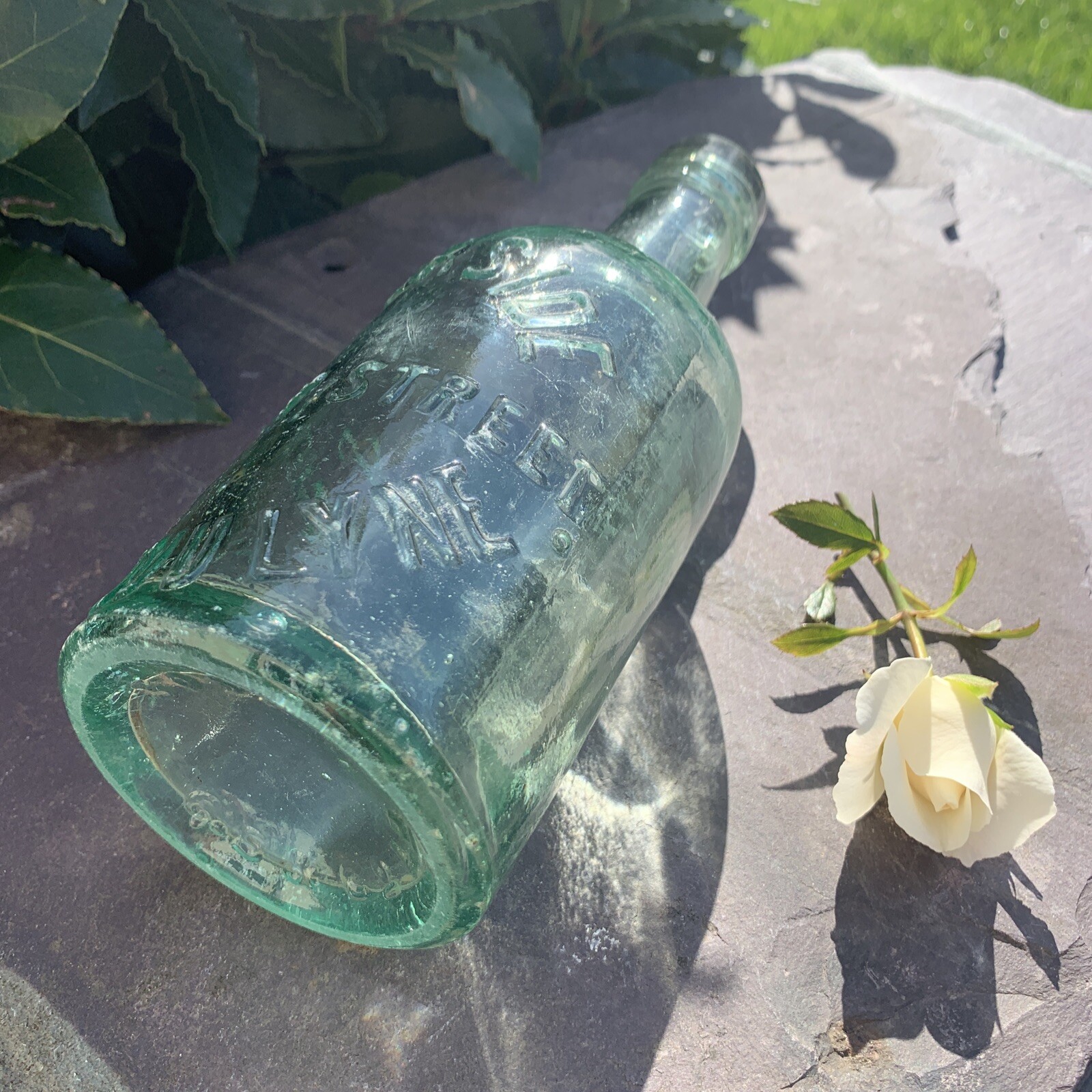 Vintage Victorian Glass S. J. Gar Side Berkeley Street Ashton U Lyne