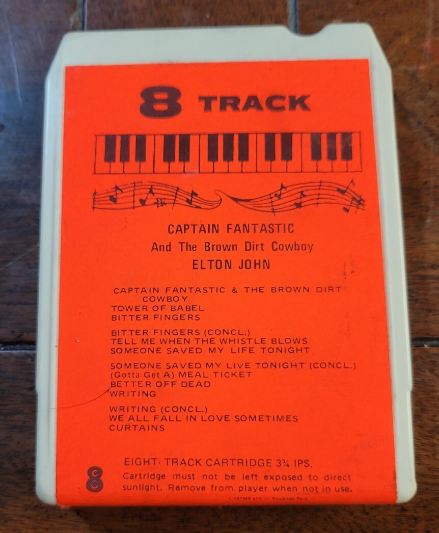 Elton John - Captain Fantastic and the Dirt Brown Cowboy 8 Track