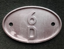 Cast Shed Plate Aluminium Replica 6D Chester (Northgate) 1950-1960 Railway