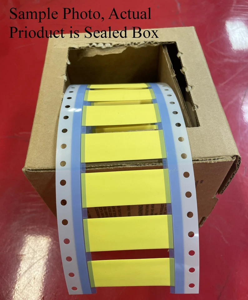 Etiquetas de alambre 250 TE/Raychem relación de contracción 3:1 poliolefina de 2 pulgadas TMS-SCE-1/2-2,0-4 Foto 3 de 3