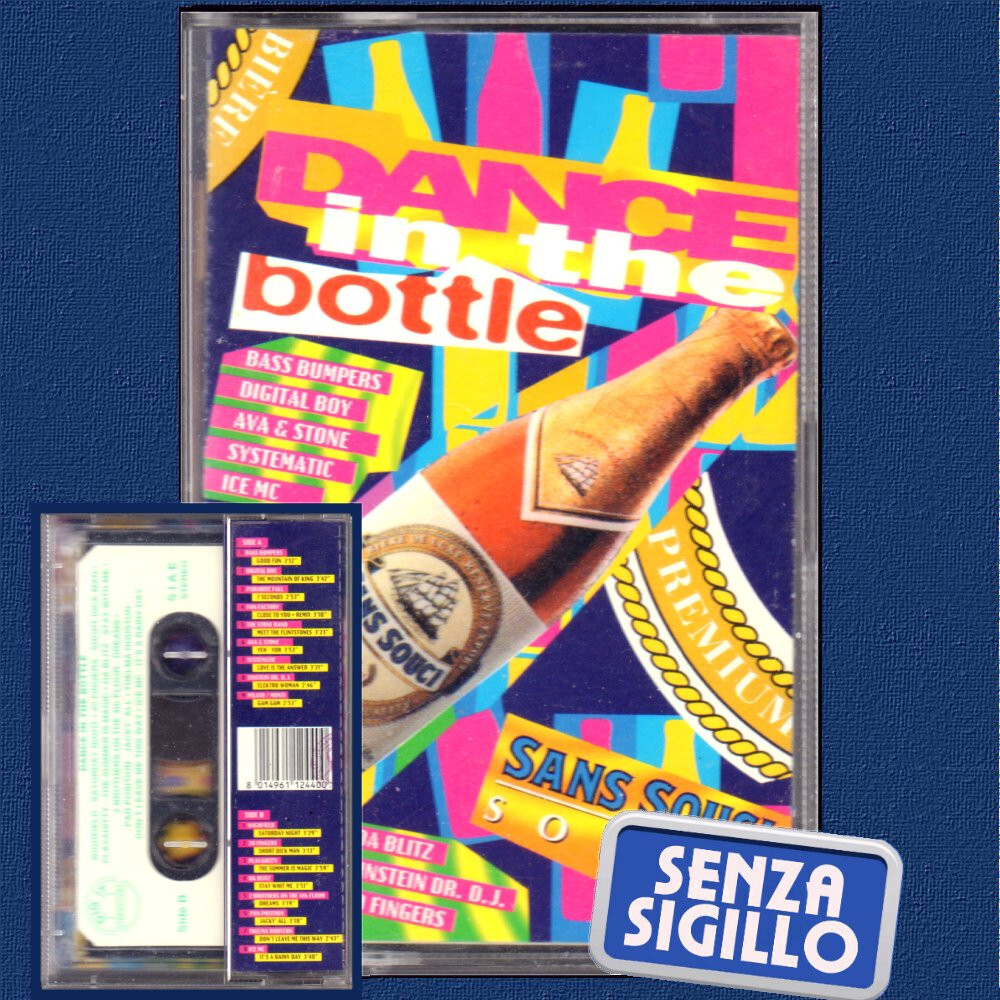 COMPILATION " DANCE IN THE BOTTLE " MUSICASSETTA NUOVA  DI NEGOZIO