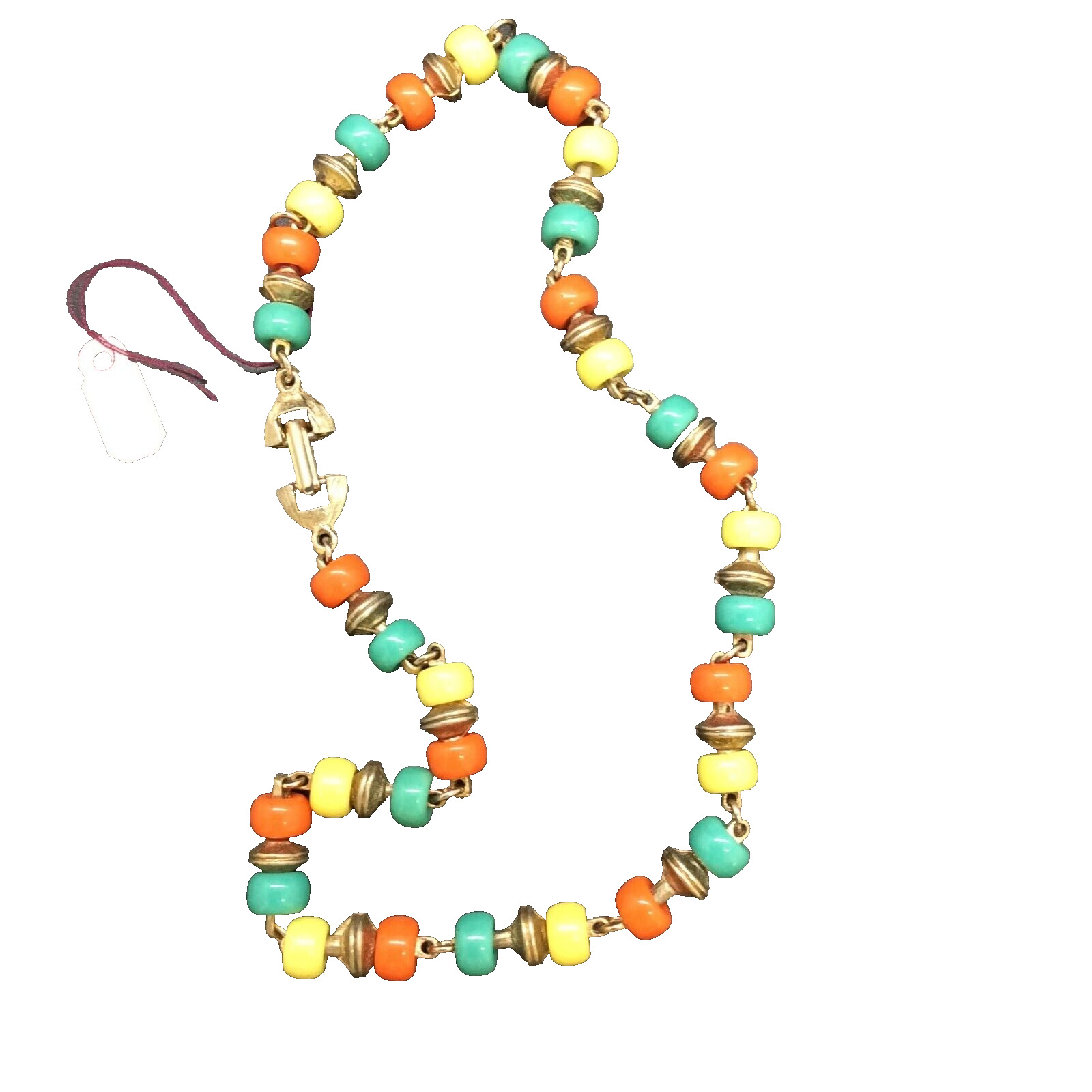 Vintage Multi-Colored Beaded Necklace - image 1