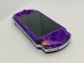 Sony PSP-3000 Playstation Portable Handheld Console Clear purple Customized