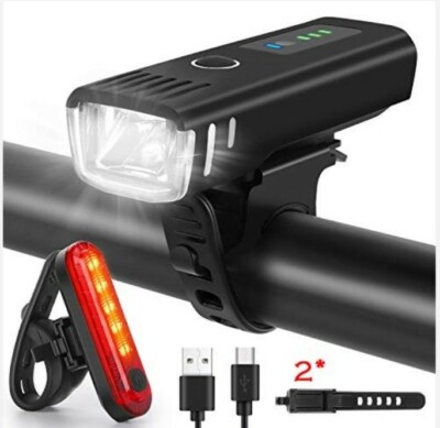 Rechargeable LED Bike Light Front Rear Professional LED Bike