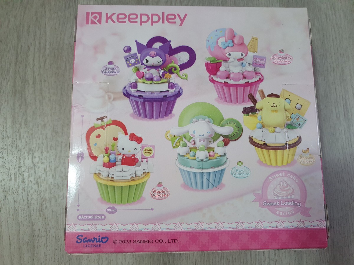 Hello Kitty Apple Cupcake Building Blocks Toy Sanrio Cup cakes