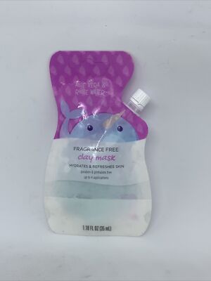 Revitalizing Sugar Scrub Mask Clarifies & Refreshes Skin Aloe Vera & Rose Water