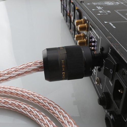 Cable de alimentación de audio de alta fidelidad Audiophile 6N OCC 24 núcleos con cable de alimentación de enchufe AU - Imagen 4 de 10