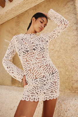 H & M Crochet-look Dress (Light beige) | eBay H & M Crochet-look Dress (Light beige) | eBay