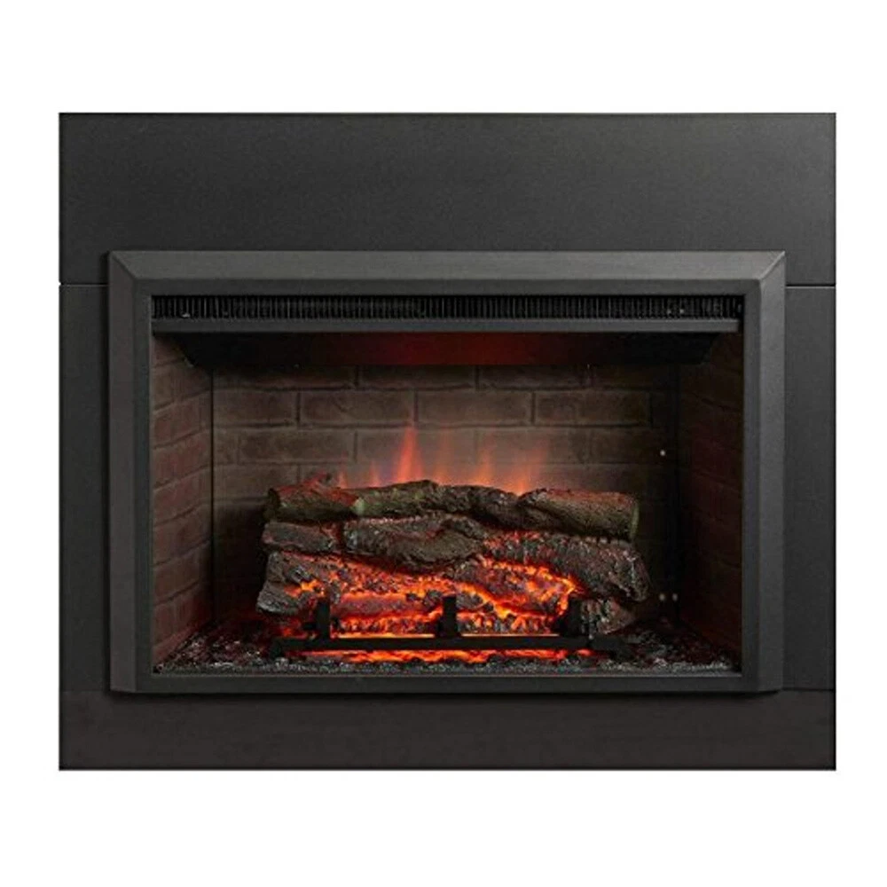 SimpliFire Electric Fireplace Insert, 32u0026#034;, Small Surround, Logs,  Remote, Heater | eBay