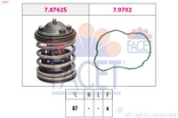 Facet Thermostat KüHlmittel 87°C Passend FüR BMW X3 5Er Touring Mit Dichtung