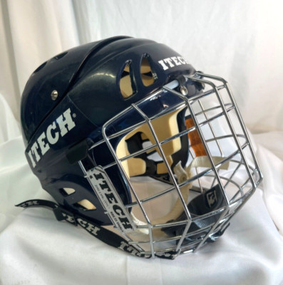 ITECH Certified Hockey Ice Helmet ASTM F 1045-99 Fits: HC15 Medium 21.2 - 22.4''