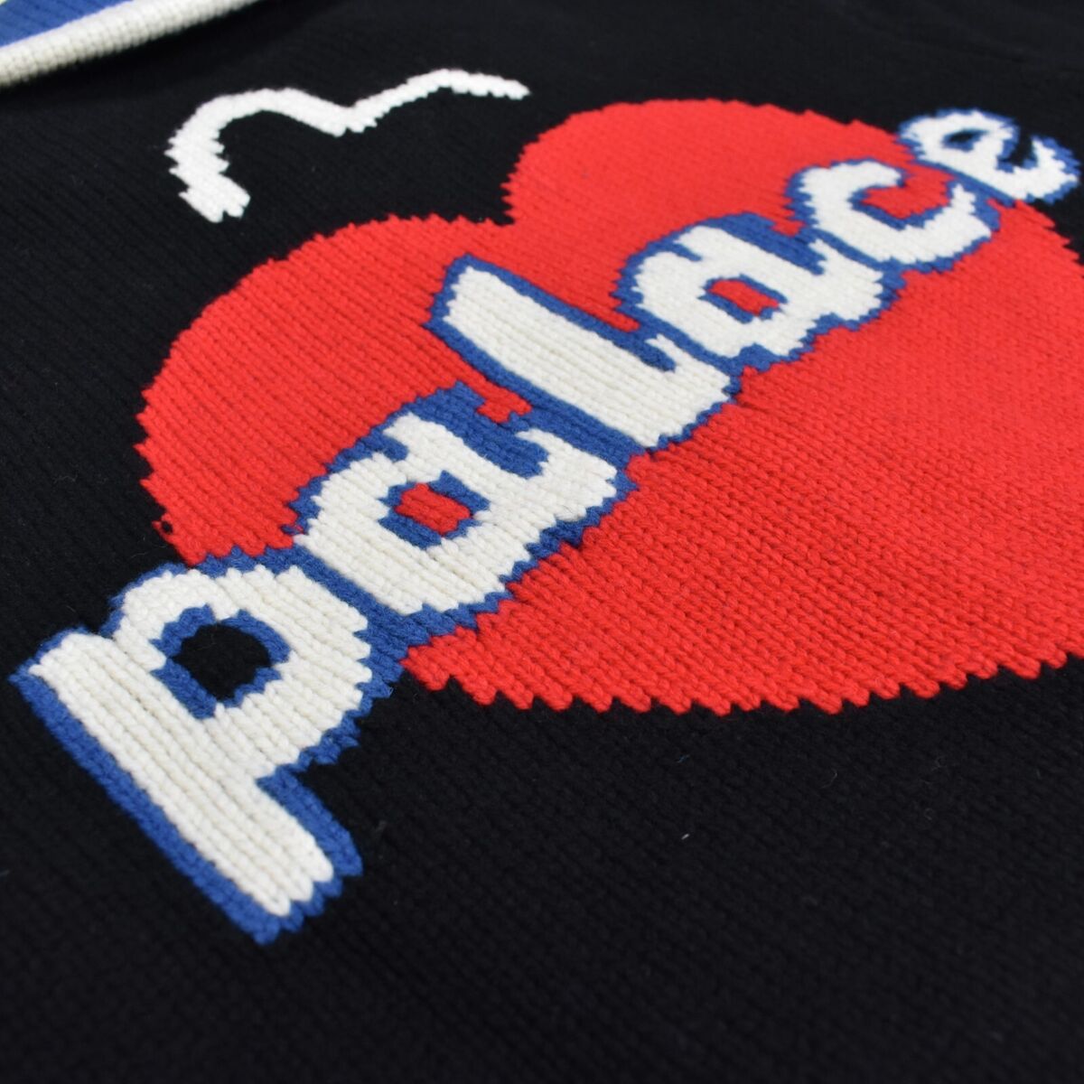 NWT Palace x Evisu Cowichan Intarsia Knit Logo Sweater Men's NWT Palace x Evisu Cowichan Intarsia Knit Logo Sweater Men's
