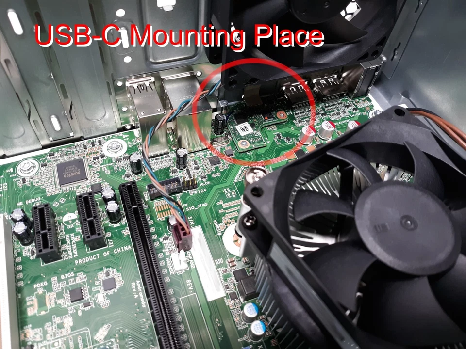 USB-C Module HP EliteDesk 800 G3 TWR Gen2 data transfer option card L07094-001 - Image 4 of 4