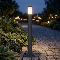Wegeleuchte AußEnlampe Stehleuchte Standlampe Edelstahl Anthrazit Garten 1X E27