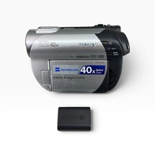 Sony Handycam DCR-DVD108 Digital Camcorder Carl Zeiss 40x Lens w/ Battery Tested