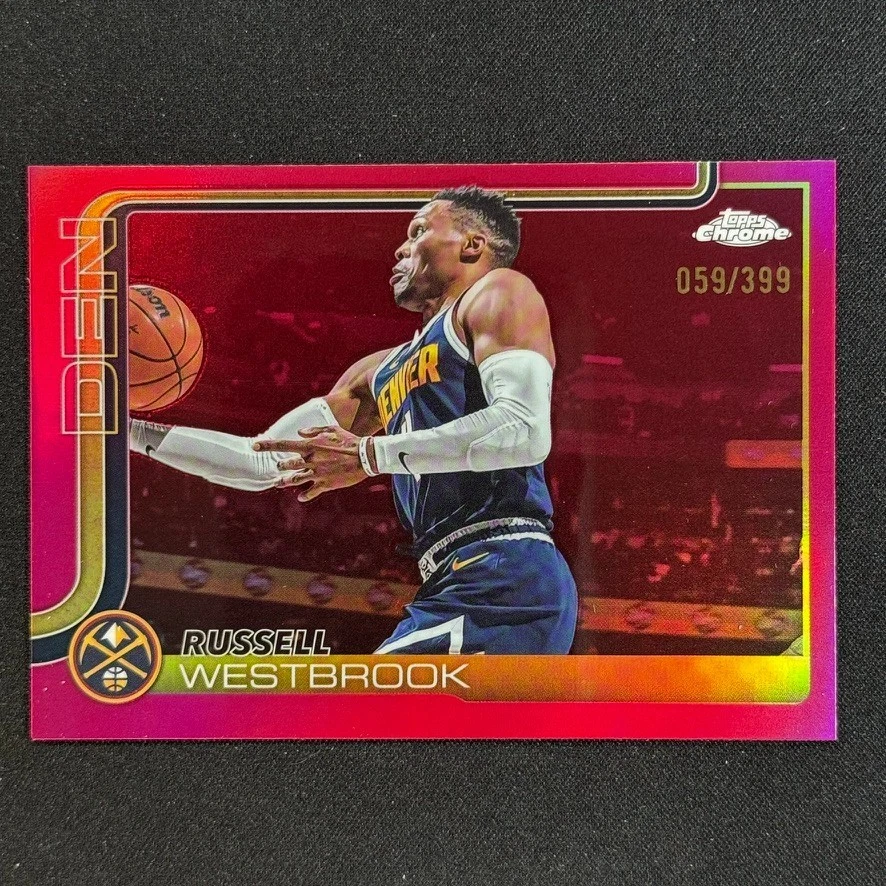 Topps Russell Westbrook Basketball Serial Numbered Sports Trading