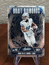 2025 Panini Absolute - Draft Diamonds Amon-Ra St. Brown #DD-ASB