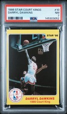 1986 Star Court Kings #10 Darryl Dawkins PSA 6 NJ Nets 