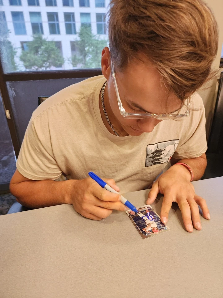 Tarjeta de novato JJ Wetherholt autografiada 2025 Bowman Prospects BP22 Foto 2 de 4