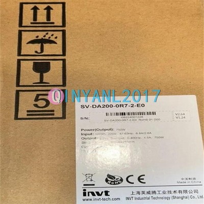 1PC NEW INVT SV-DA200-0R7-2-E0 SV-DA2000R72E0 0.75KW Servo Driver