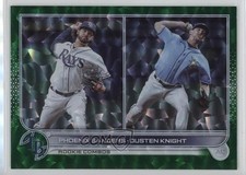 2022 Update Rookie Combos Green Foil 57/499 Dusten Knight Phoenix Sanders ut4