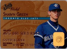 1995 Studio Gold Series #28 Shawn Green Toronto Blue Jays