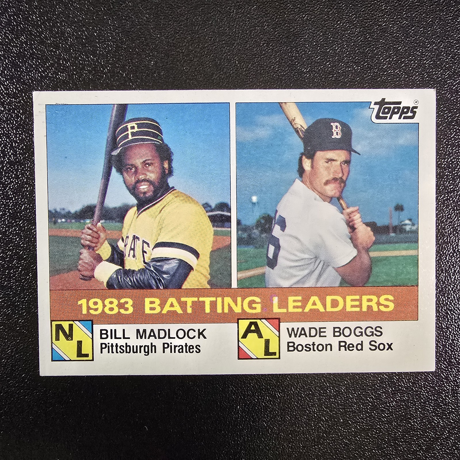 1983 Batting Leaders Bill Madlock / Wade Boggs #131 1984 Topps Baseball Card