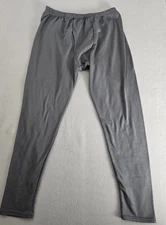 Debra Writzner Pants Stretch Mens XL Gray Skinny Elastic Waist Fly Lounge