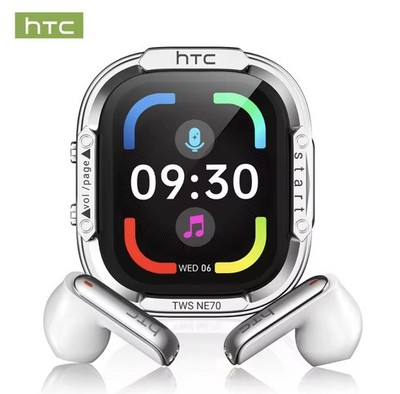 HTC NE70 Bluetooth Kopfhörer Ohrhörer AI Übersetzer LCD 30h Akku TWS