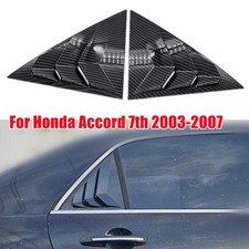 Carbon Fiber Side Quarter Window Louver Cover For 2003-2007 Honda Accord 7th Carbon Fiber Side Quarter Window Louver Cover For 2003-2007 Honda Accord 7th