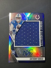 Anthony Gould 2024 Panini Phoenix Silhouettes Rookie Patch Autograph /149 Colts