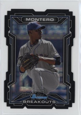 2013 Bowman Draft Scout Breakouts X-Fractor Die-Cut 69/99 Rafael Montero sh7