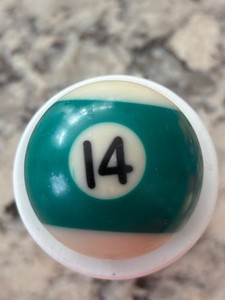 #14 Green Stripe 1.5" Mini Billiard Pool Ball Replacement