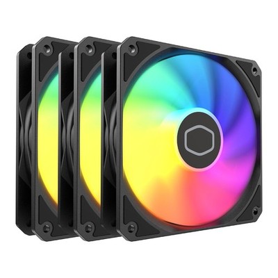 Cooler Master MF120 Lite 120mm PC Case Fan|Liquid Cooler|Air Cooler 3-Pack, 120m