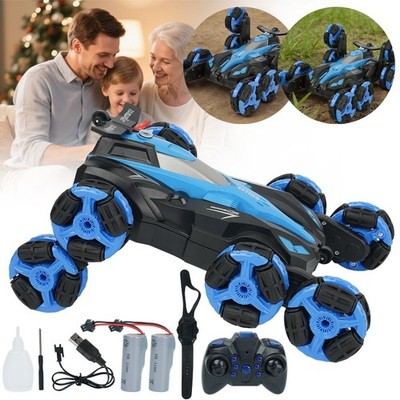 Monster Truck RC Truck RC Stunt Auto 2,4 GHz Handsteuerung mit Musik für Jungen